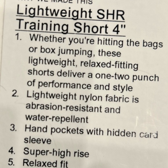 Lululemon Lightweight Super-High-Rise Training Shorts EUC Size 2 - Picture 7 of 7